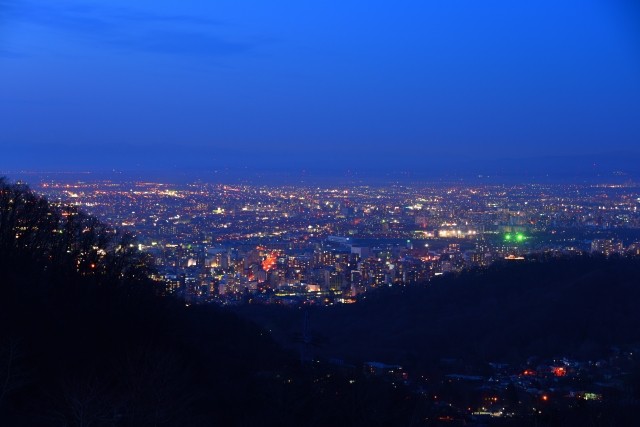 札幌夜景の穴場の場所はどこ？おすすめの季節や時間も紹介！