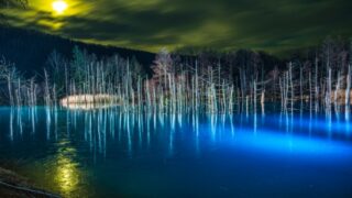 青い池ライトアップ2023の期間はいつからいつまで？夜何時までかもご紹介！